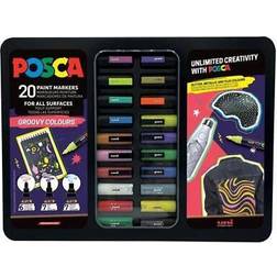 Posca Groovy Colours Märkpenna Set 20 pcs