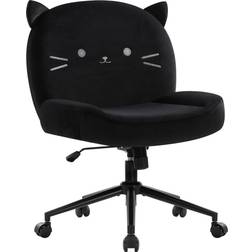 IWMH Armless Deskchair Ergonomic Criss Cross Office Chair