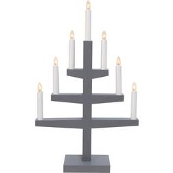 Star Trading Staircase 7L Grey Adventslysestage 34cm