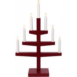 Star Trading Staircase Red Adventsljusstake 34cm