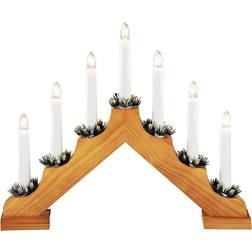 Konstsmide 2262-130EE Wood Adventsljusstake 38cm