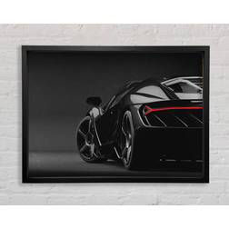 Wallart-Direct Black Beauty Standard Black Framed Art 20.3x30.5cm