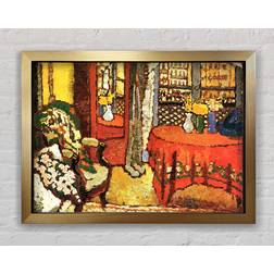 Wallart-Direct Joseph Rippl-Ronai Paris Ventura Gold Framed Art 30.5x20.3cm
