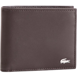 Lacoste Cartera grande para hombre NH1112FG Marrón