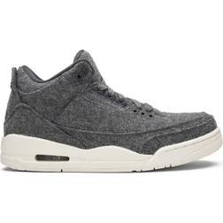 Nike Air Jordan 3 Retro Wool GS - Dark Grey/Dark Grey/Sail