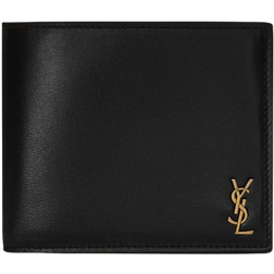 Saint Laurent Tiny Cassandre East/West Wallet - Black