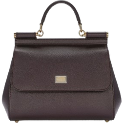 Dolce & Gabbana Large Sicily Handbag - Bordeaux