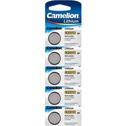 Camelion Pack de 5 piles Lithium CR1620 3V (13005620)