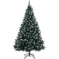 vidaXL 3315773 Green/White Juletræ 120cm