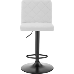 Armen Living Duval White Bar Stool 38"