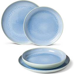 Villeroy & Boch Crafted Blueberry Plate Set 4