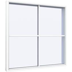 Sparvinduer FK0104 Træ, Aluminium Fast vindue Vindue med 2-lags glas 30x42cm