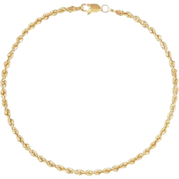 Macy's Glitter Rope Link Chain Bracelet - Gold