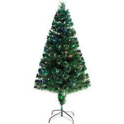 Shatchi Pre-Lit FFibre Optic Green Christmas Tree 90cm