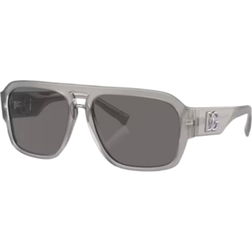 Dolce & Gabbana Homme Sunglass DG4403 Couleur de Lentille Gris Opaline