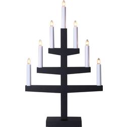 Star Trading Trapp Black Adventsljusstake 34cm