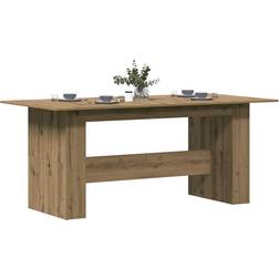 vidaXL Engineered Wood Artisan Oak Matbord 90x180cm