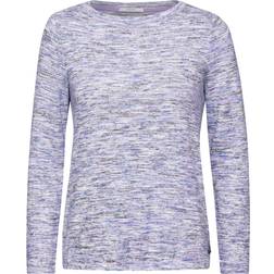 Cecil Cosy Shirt - Lilameliert