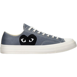 Converse x Comme des Garçons PLAY Chuck 70 Low Top - Steel Grey/Egret/Black