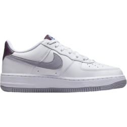 Nike Air Force 1 GS - White/Burgundy Ash/Royal Pulse/Cement Grey