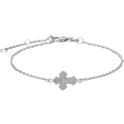 Nordahl Andersen Daymark Cross Bracelet - Silver