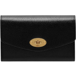 Mulberry Medium Darley Wallet - Black Small Classic Grain