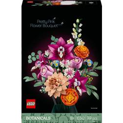 LEGO The Botanical Collection Pretty Pink Flower Bouquet 10342