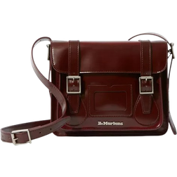 Dr. Martens 11 Inch Vegan Satchel - Cherry Red/Oxford Rub Off