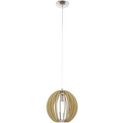 Eglo Cossano Matt Nickel/Maple Pendant Lamp ∅ 30cm