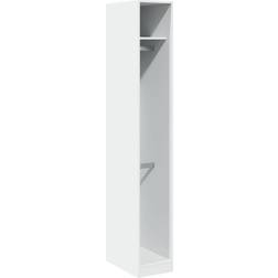 vidaXL 3307774 White Garderobe 200x30cm