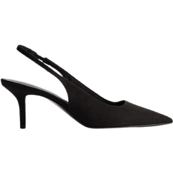 H&M Slingback Pointed Pumps - Black