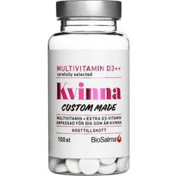 BioSalma Multivitamin Kvinna Vitamin D3++ 100 st