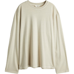 H&M Long Sleeved Jersey Top - Light Beige