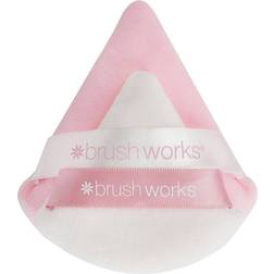 Brushworks Triangular Powder Puff Duo