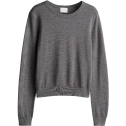 H&M Fine Knit Jumper - Dark Grey Marl