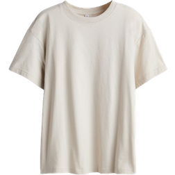 H&M Oversized T-shirt - Light Beige