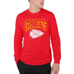 JUNK FOOD Clothing x NFL Kansas City Chiefs Bold Logo Men's and Women's Long Sleeve Fan Shirt