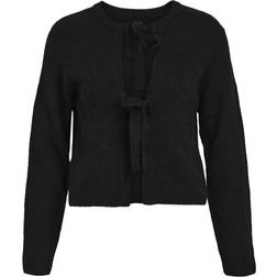 Object Cropped Reversible Cardigan - Black