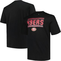 Fanatics Men's Black San Francisco 49ers Big Tall Pop T-Shirt Black (5XB)