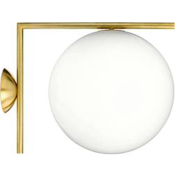 Flos IC Lights C/W2 Ceiling Brass Vægarmatur