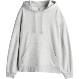 H&M Oversized Hoodie - Grey Mottled