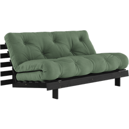 Karup Design Roots 160 Black Wood Olive Green/Black Lacquered Sofa 160cm