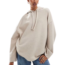 ASOS DESIGN Warm Super Soft Oversized Hoodie - Hot Cream