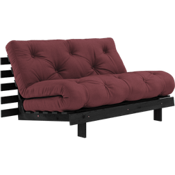 Karup Design Roots 140 Black Wood Bordeaux/Black Lacquered Sofa 140cm 2 personers
