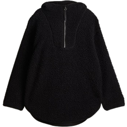 H&M Oversized Fleece Hoodie - Black