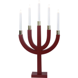 Star Trading Elias Red Adventsljusstake 35cm