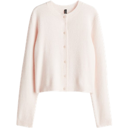 H&M Ladies Fine-knit Cardigan - Light Dusty Pink