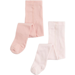 H&M Tights 2-pack - Pink/Light Pink (0493103079)