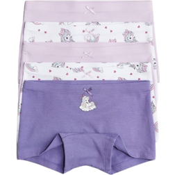 H&M Boxertruser 5-pack - Purple/Unicorns