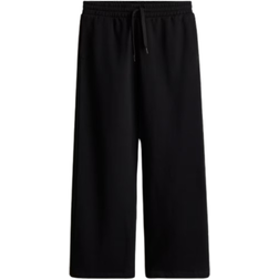 H&M Girl's Wide Sweatpants - Black (1248698001)